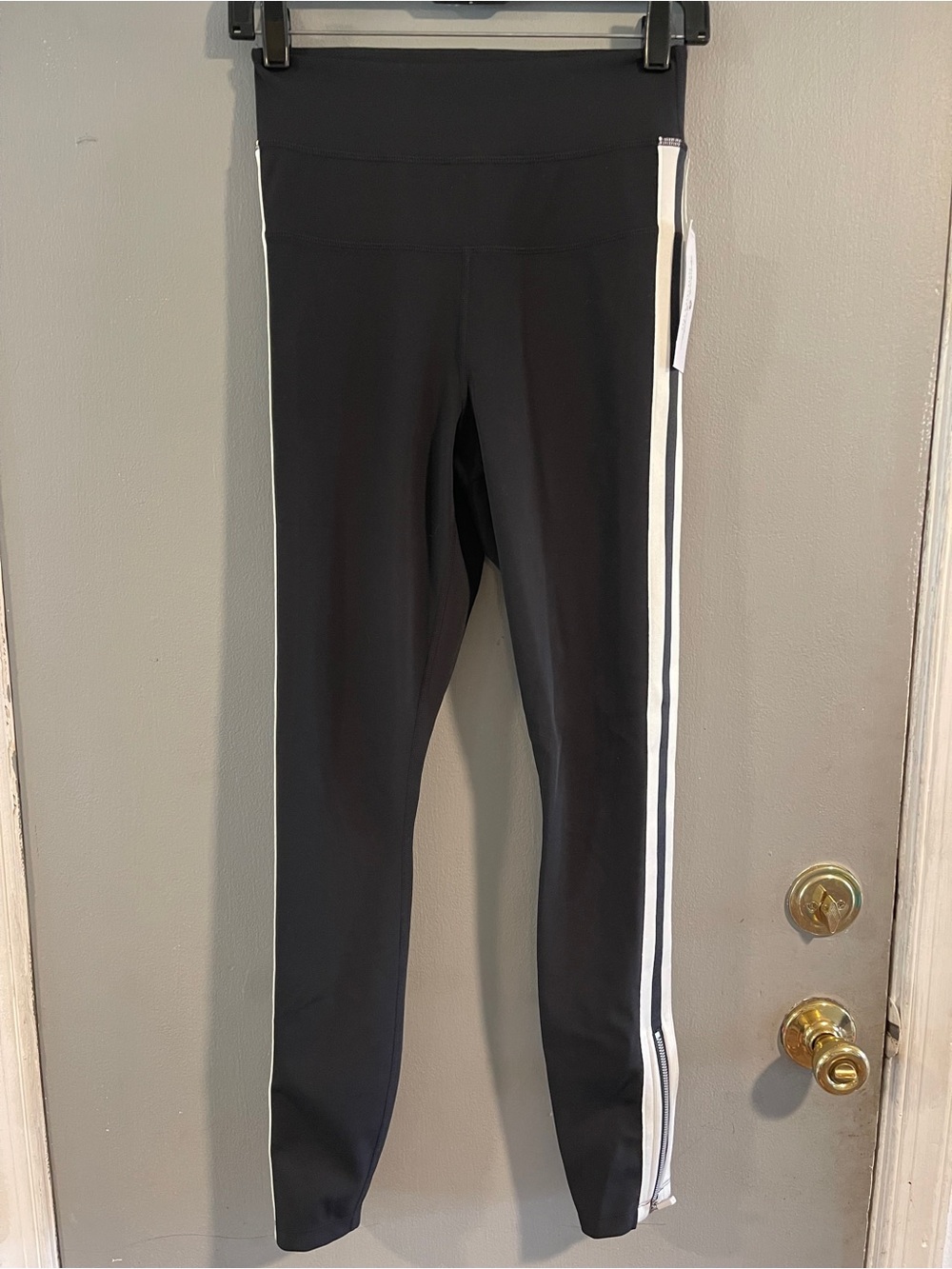 NWT Spiritual Gangster Track Tight Leggings Ankle Zip Size S